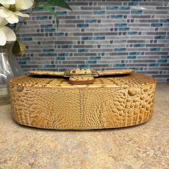 NWT Brahmin Cynthia Honey Brown gold purse - Picture 6 of 8
